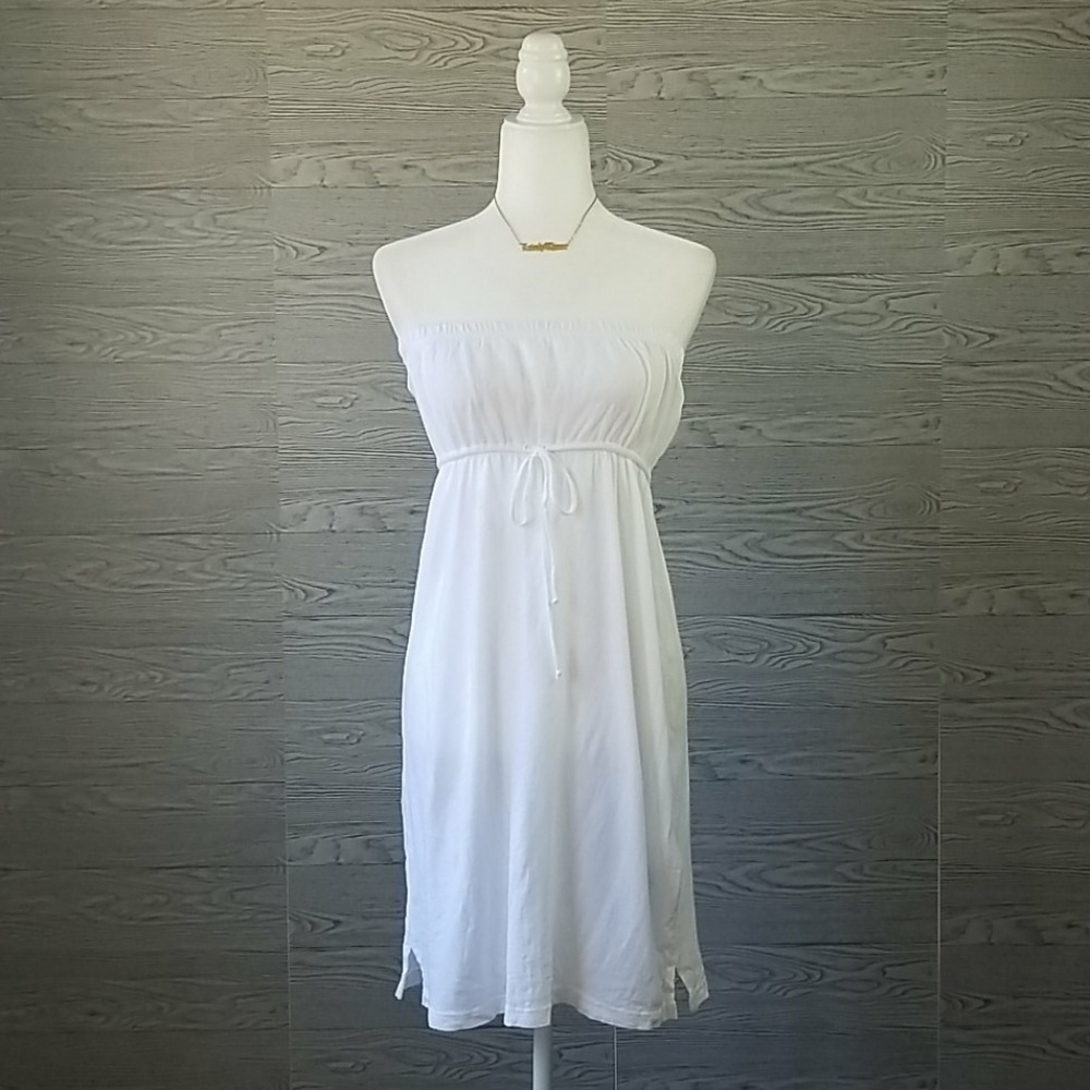 C&C CALIFORNIA // summer-chic og white tube strapless
